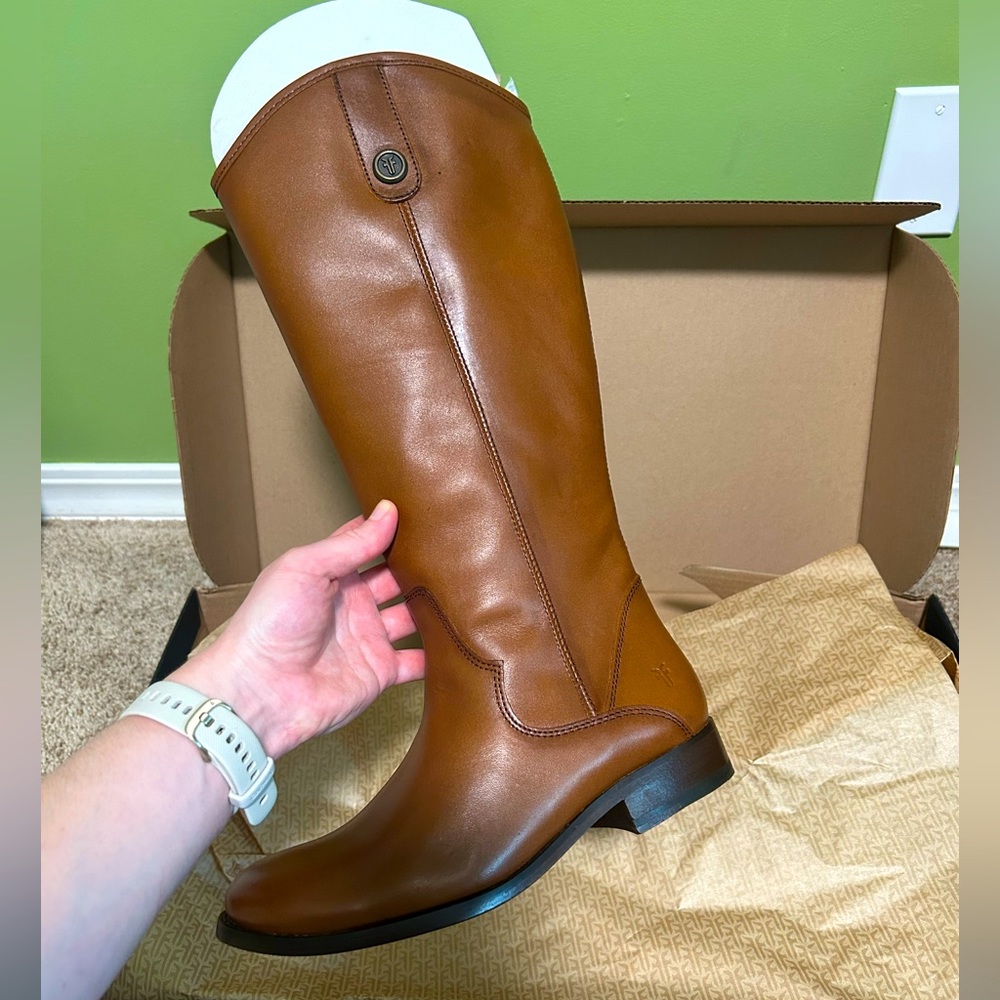 FRYE Marissa Medallion Knee-High Boot Size 5